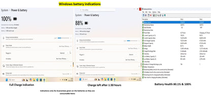 ThinkPad T480 battery health report